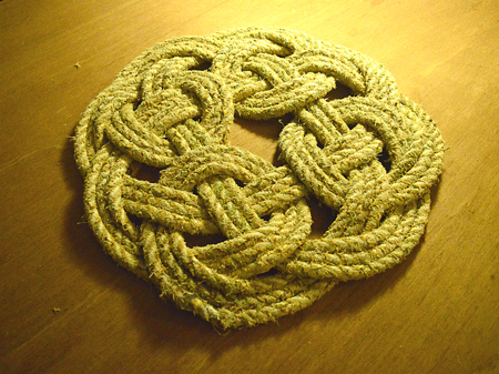sample knot mat design