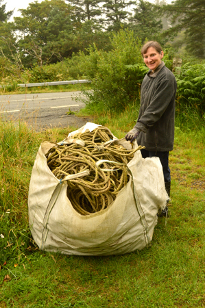 donated waste rope
